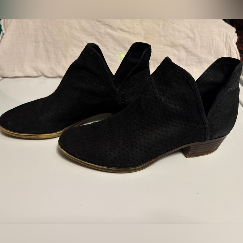 Lucky Brand Black Ankle Boots